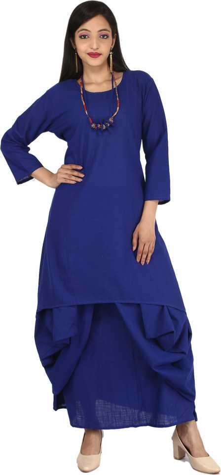 Women Kurta and Dhoti Pant Set Rayon