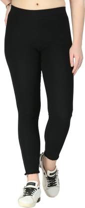 Women Regular Fit Black Jegging(Solid)