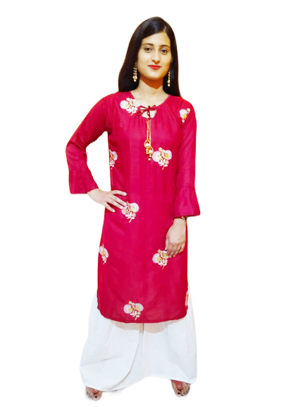 Women Partywear Kurta and sarara Set