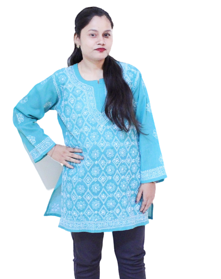 Women Chikenkari Kurti