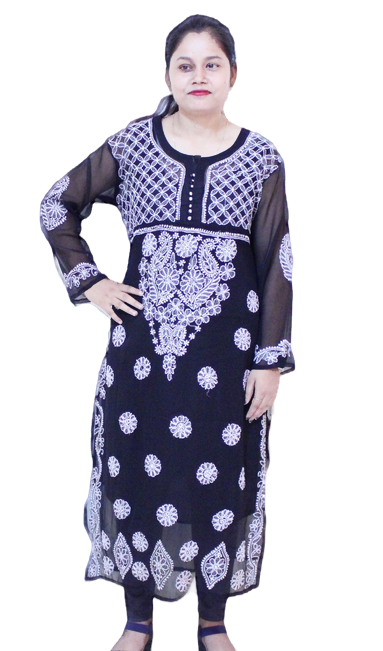 Lucknowi Chikan Kurta            