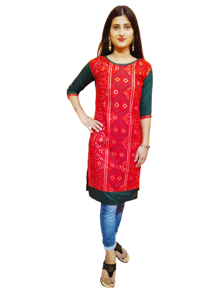 women printed Stylish Kurti