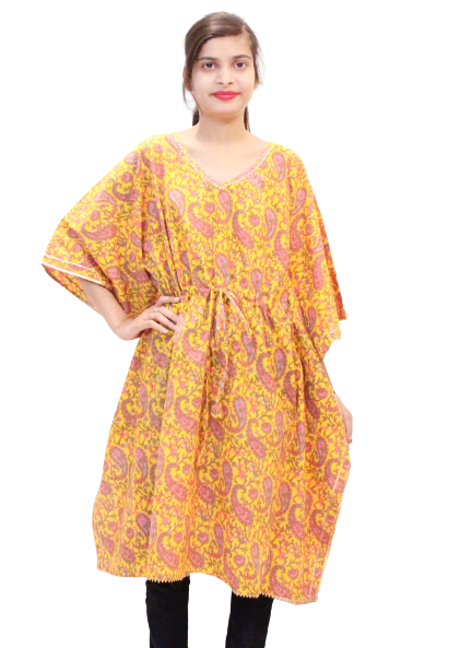 Women Yellow Caftan