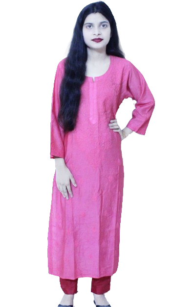 Womens Chikan Kurtis