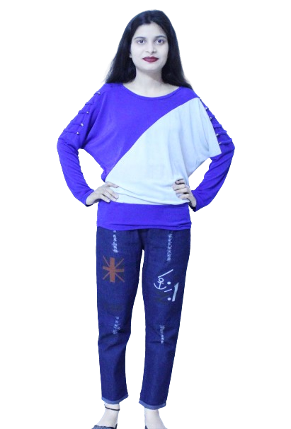 Casual Regular Women Blue Top